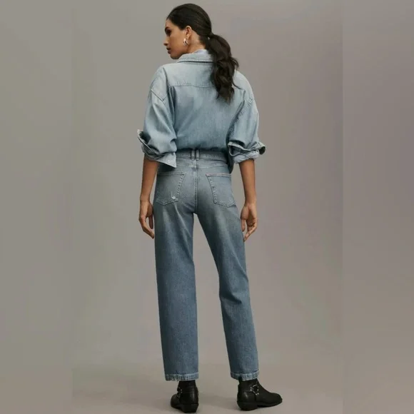 Pilcro Reworked High-Rise Taper Jeans - Picture 2 of 9